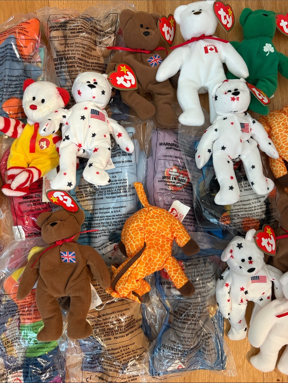 Vintage 90s Y2K TY Teenie Beanie Babies McDonald’s Lot of 23